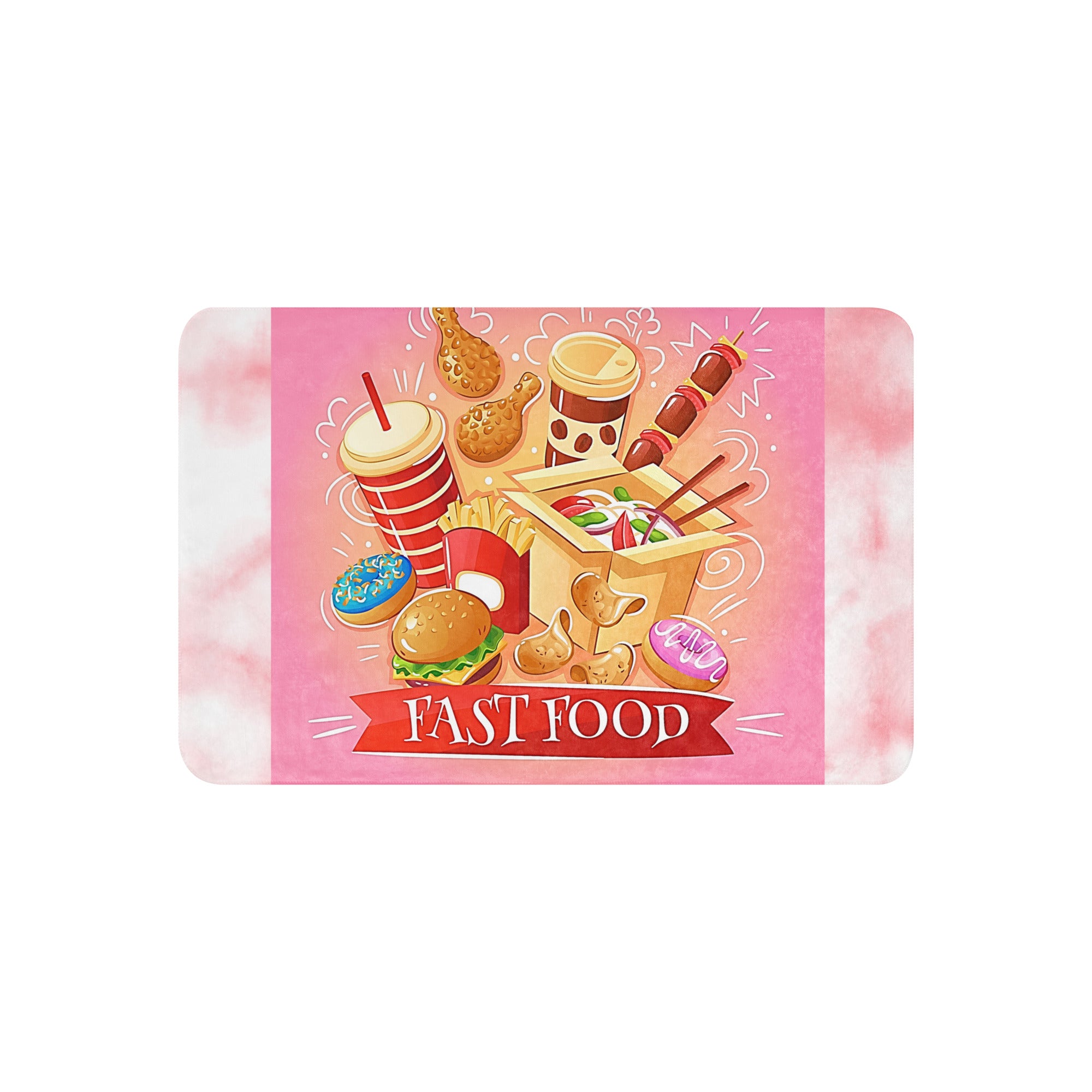 Fast Food Sherpa blanket