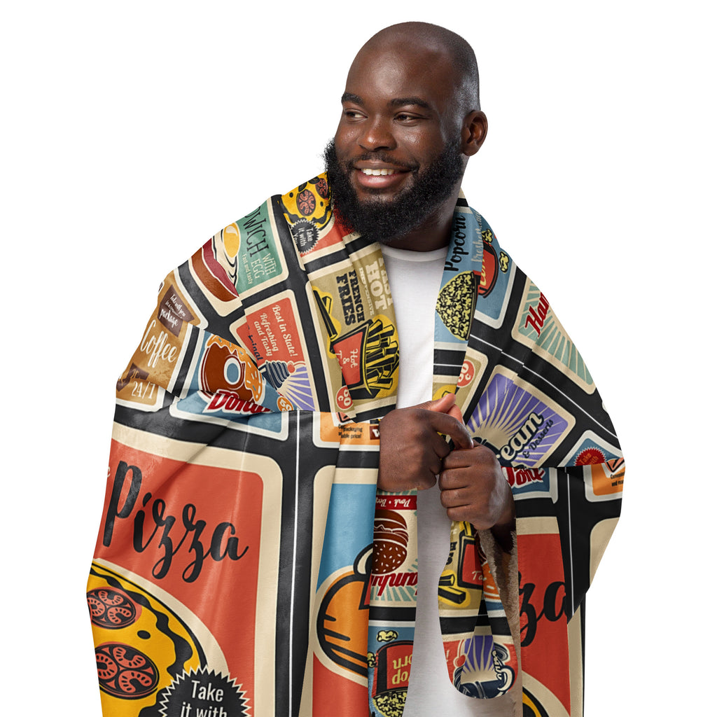 Food Ads Sherpa blanket