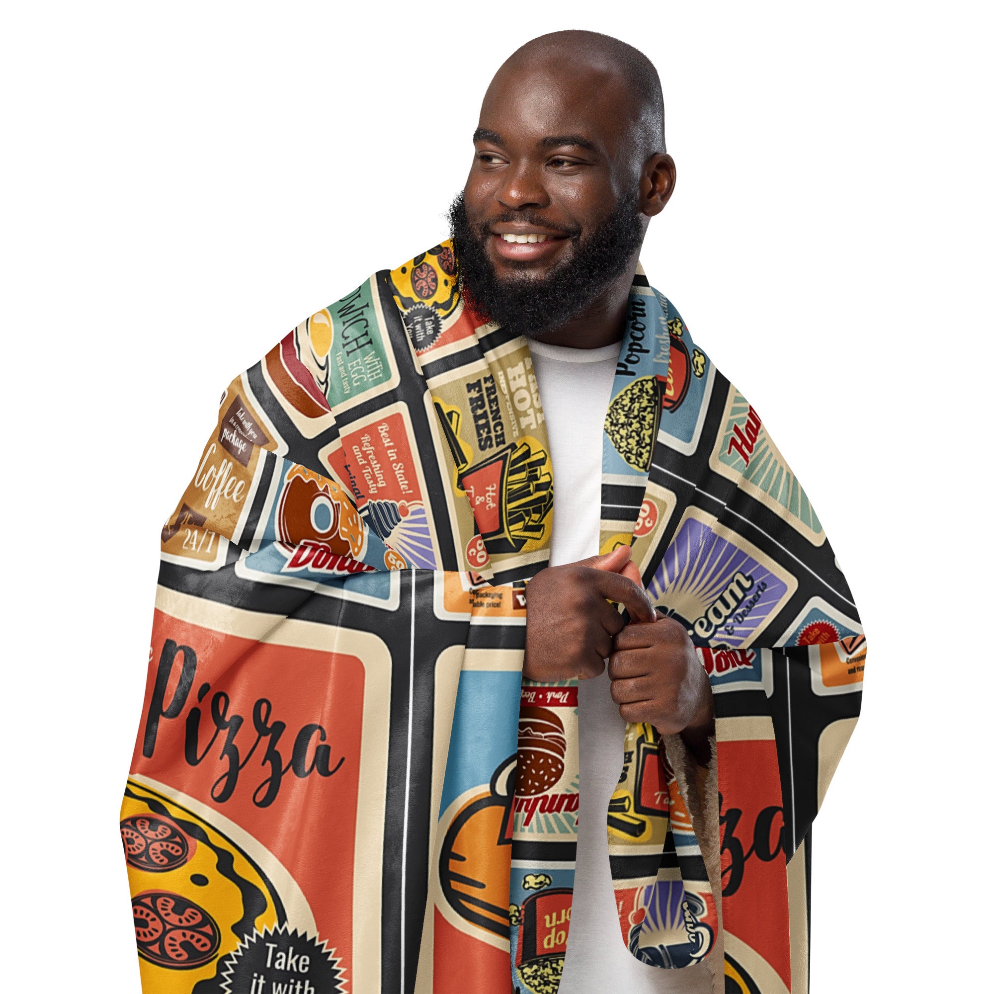 Food Ads Sherpa blanket