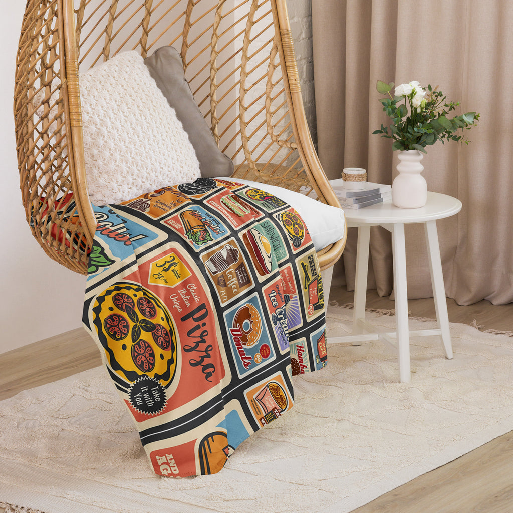 Food Ads Sherpa blanket
