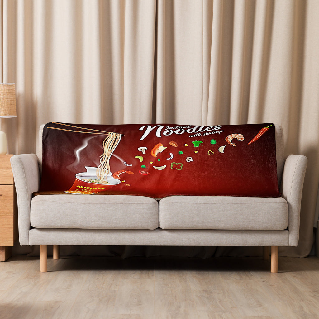 Cup of Noodles Sherpa blanket