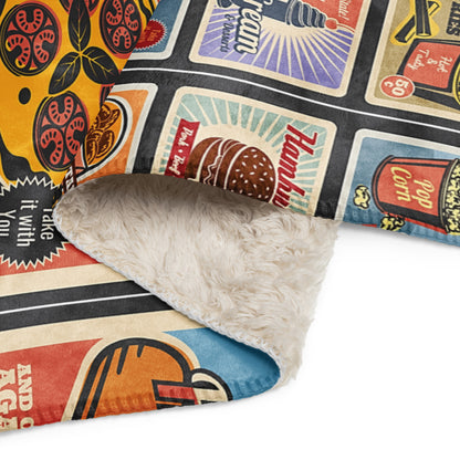 Food Ads Sherpa blanket