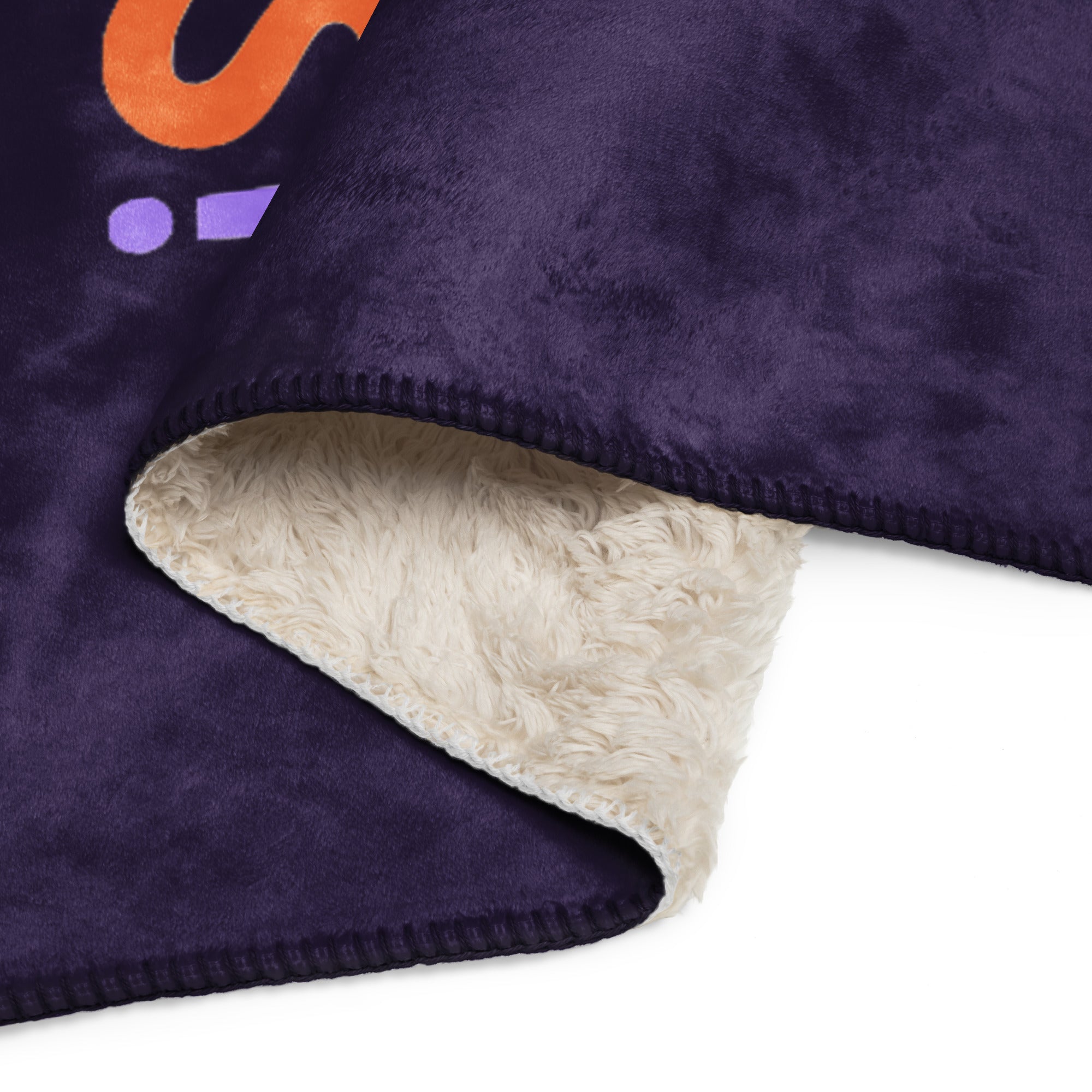 Wife. Mom. Boss Sherpa blanket