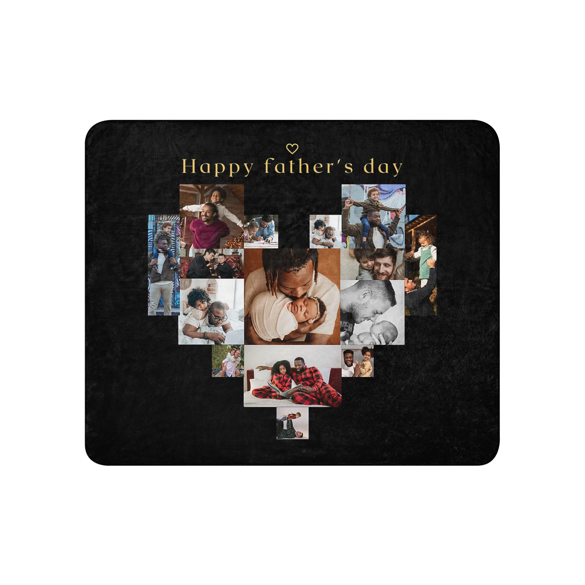 Father's Day Sherpa blanket