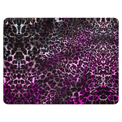 Purple Animal Print Sherpa blanket