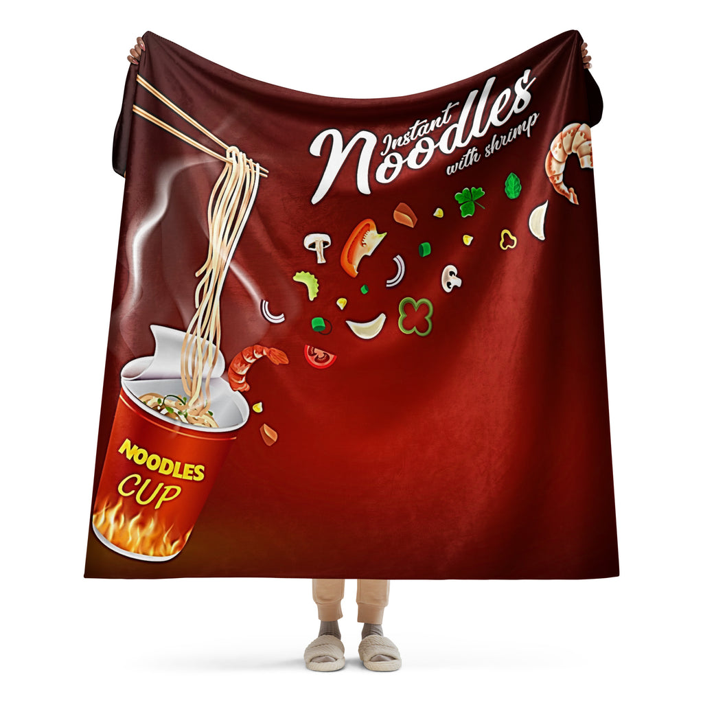 Cup of Noodles Sherpa blanket