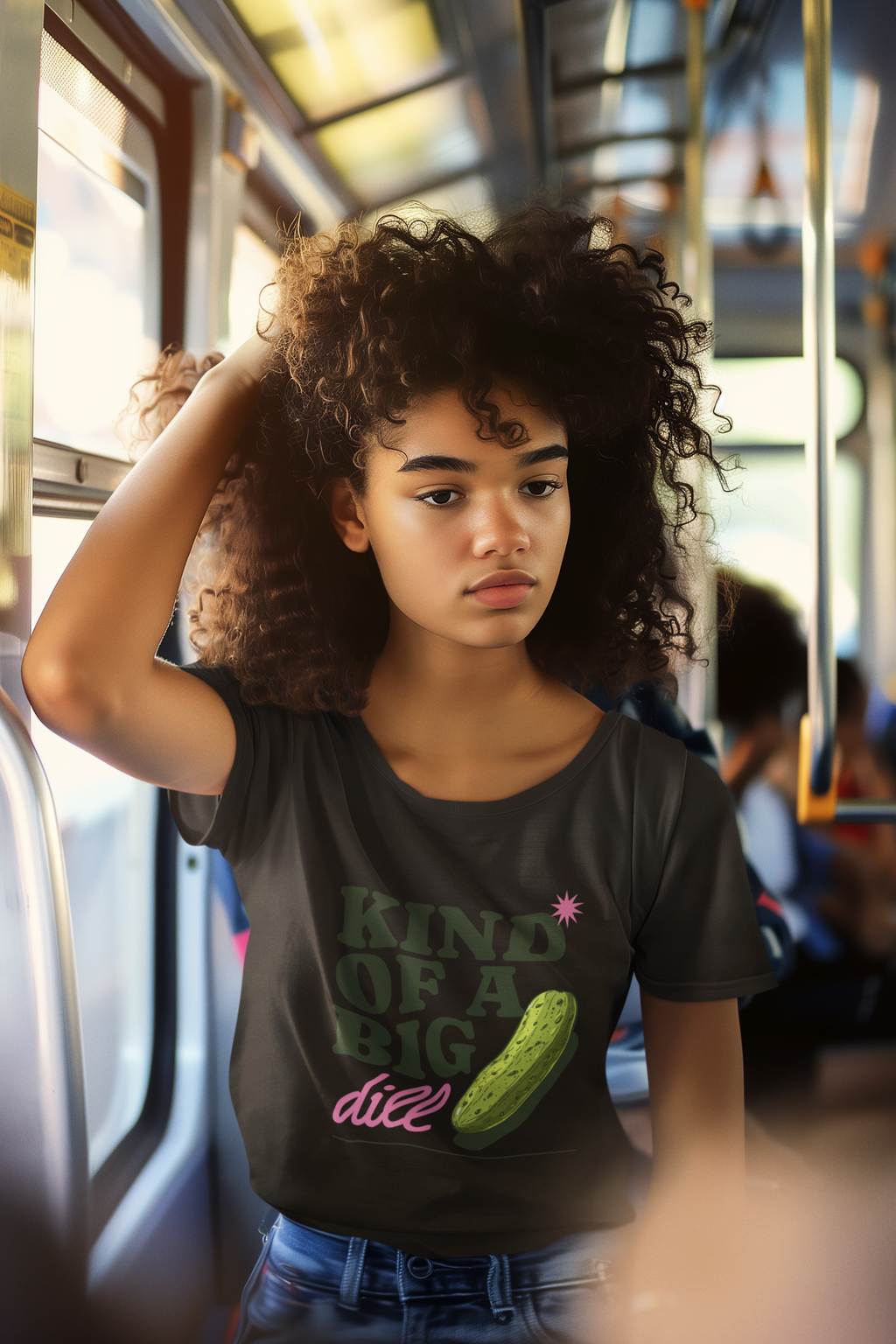 Kind of a Big Dill Youth crew neck t-shirt