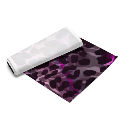 Purple Animal Print Table runner