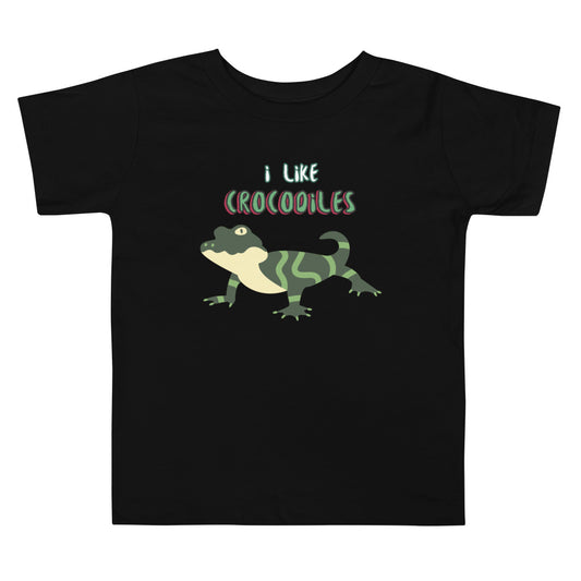 I like Crocodiles Toddler Short Sleeve Tee