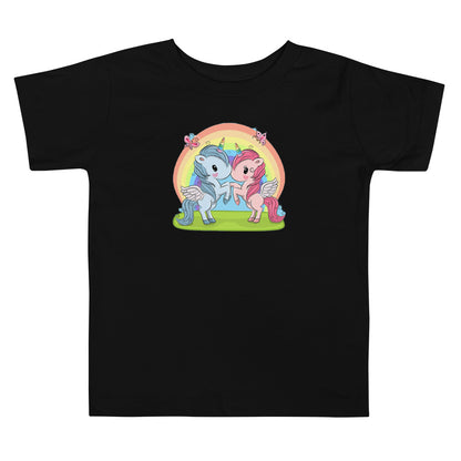 Rainbow Unicorn Toddler Short Sleeve Tee