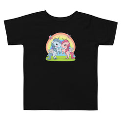 Rainbow Unicorn Toddler Short Sleeve Tee