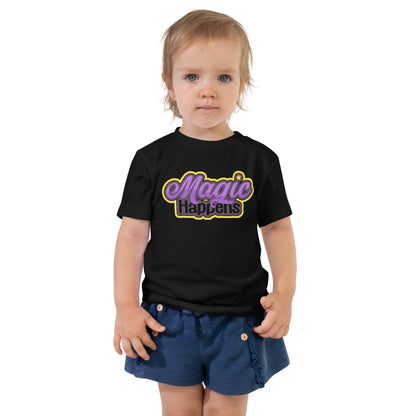 Magic Happens Toddler Short Sleeve Tee