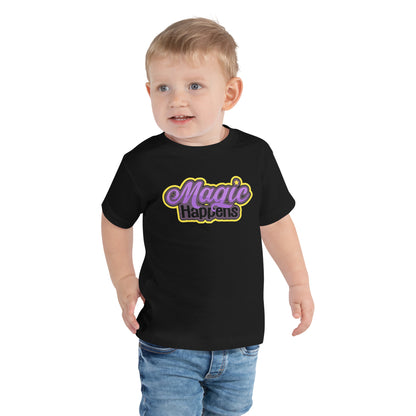 Magic Happens Toddler Short Sleeve Tee