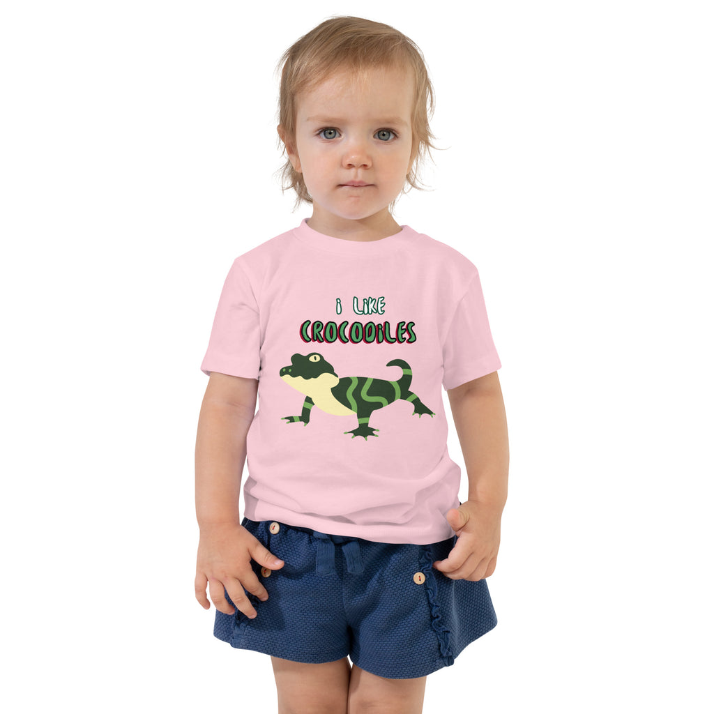 I like Crocodiles Toddler Short Sleeve Tee