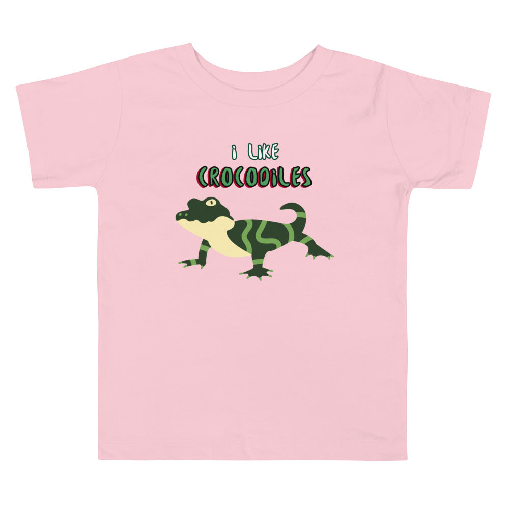 I like Crocodiles Toddler Short Sleeve Tee