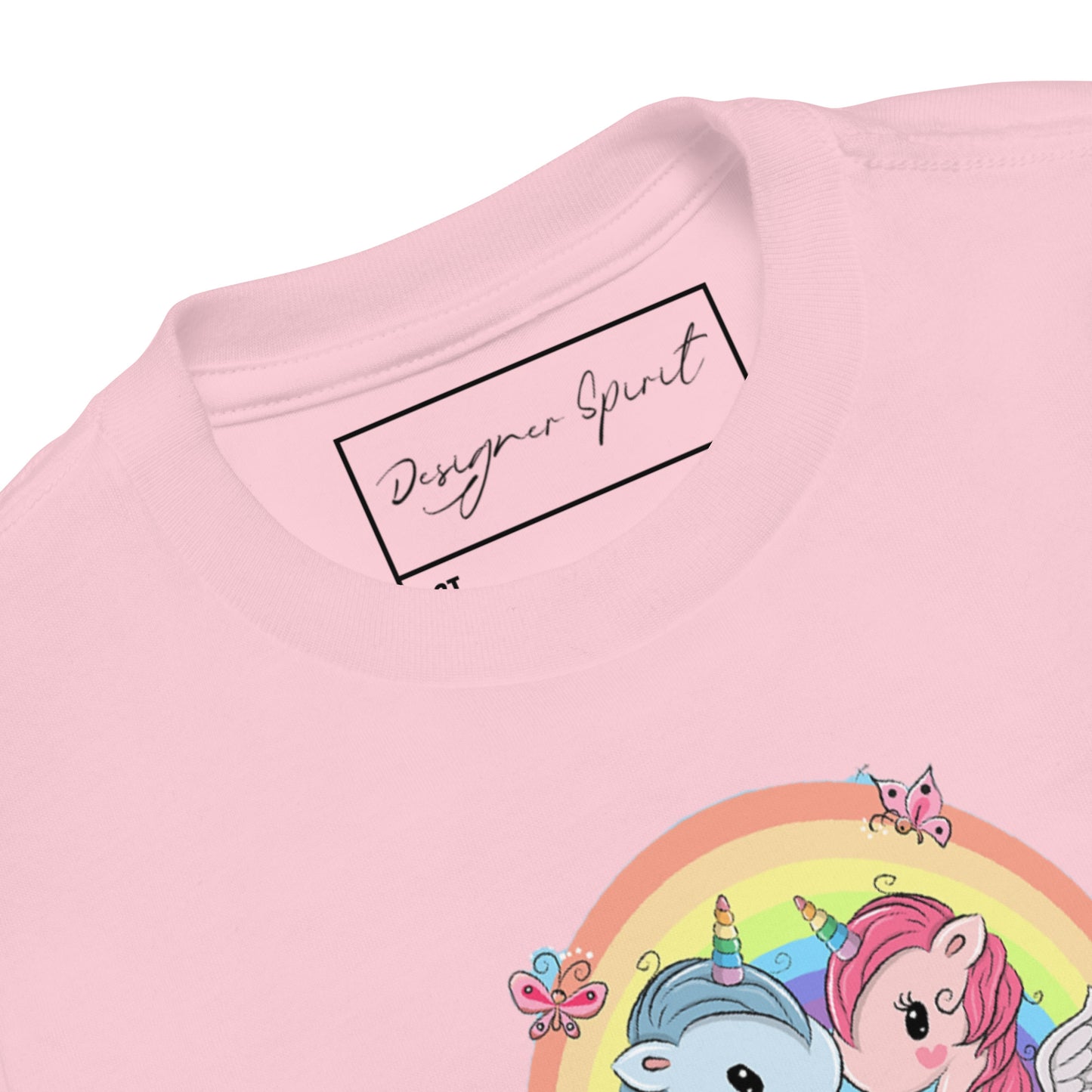 Rainbow Unicorn Toddler Short Sleeve Tee