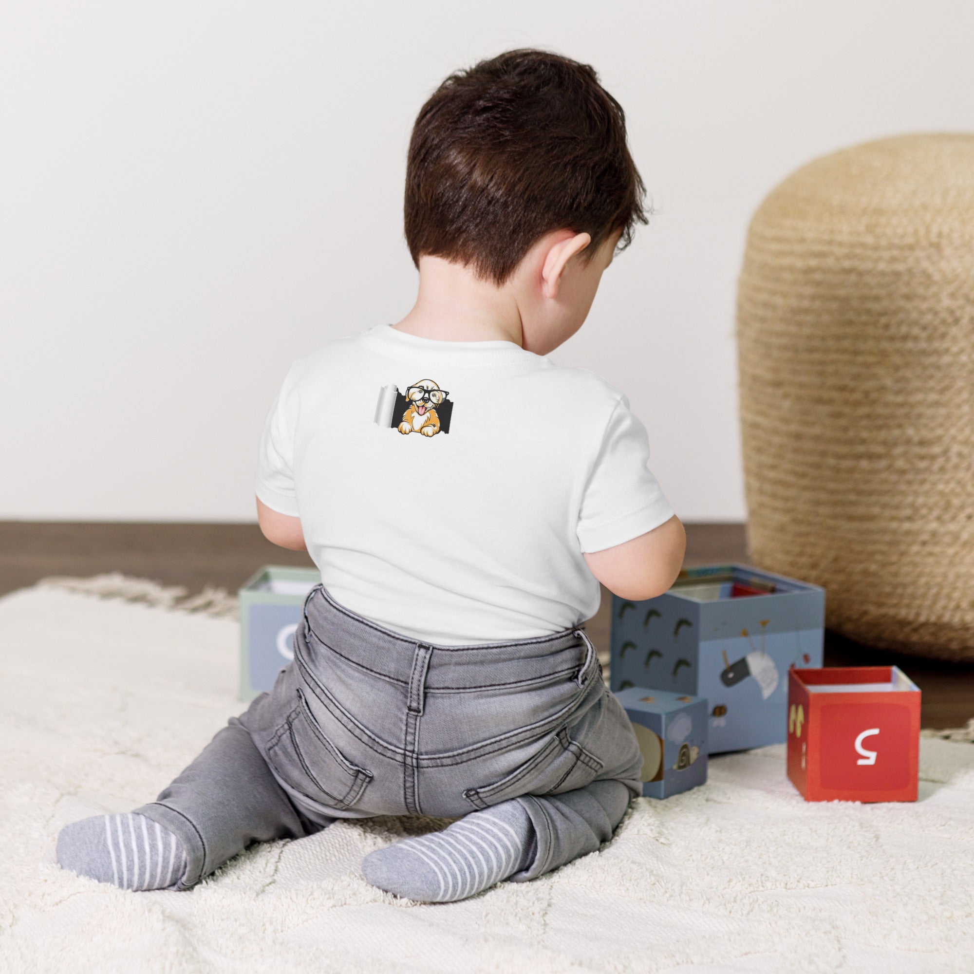 Puppy dog Toddler Short Sleeve Tee