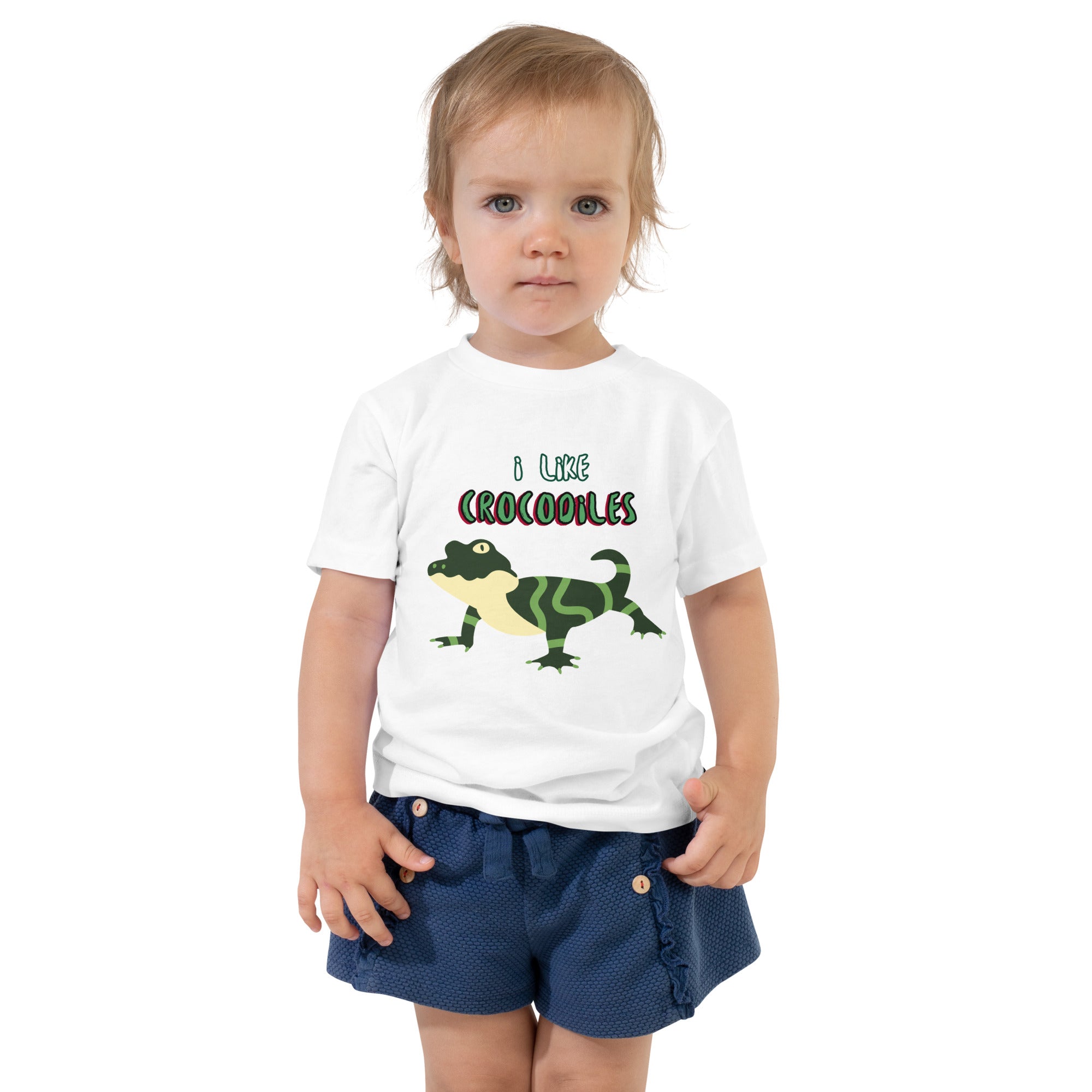 I like Crocodiles Toddler Short Sleeve Tee