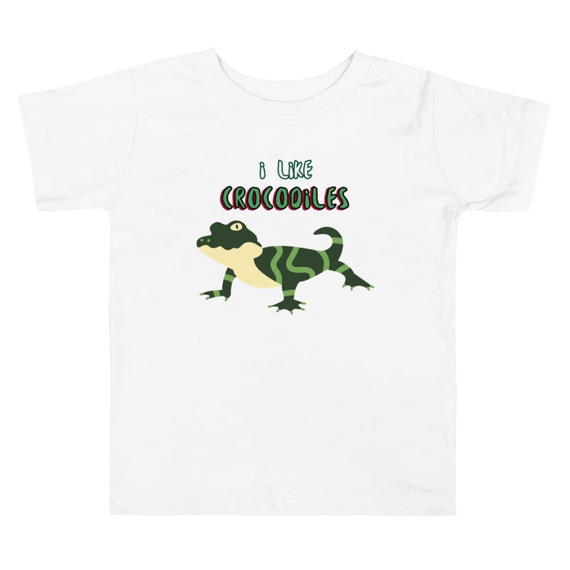 I like Crocodiles Toddler Short Sleeve Tee