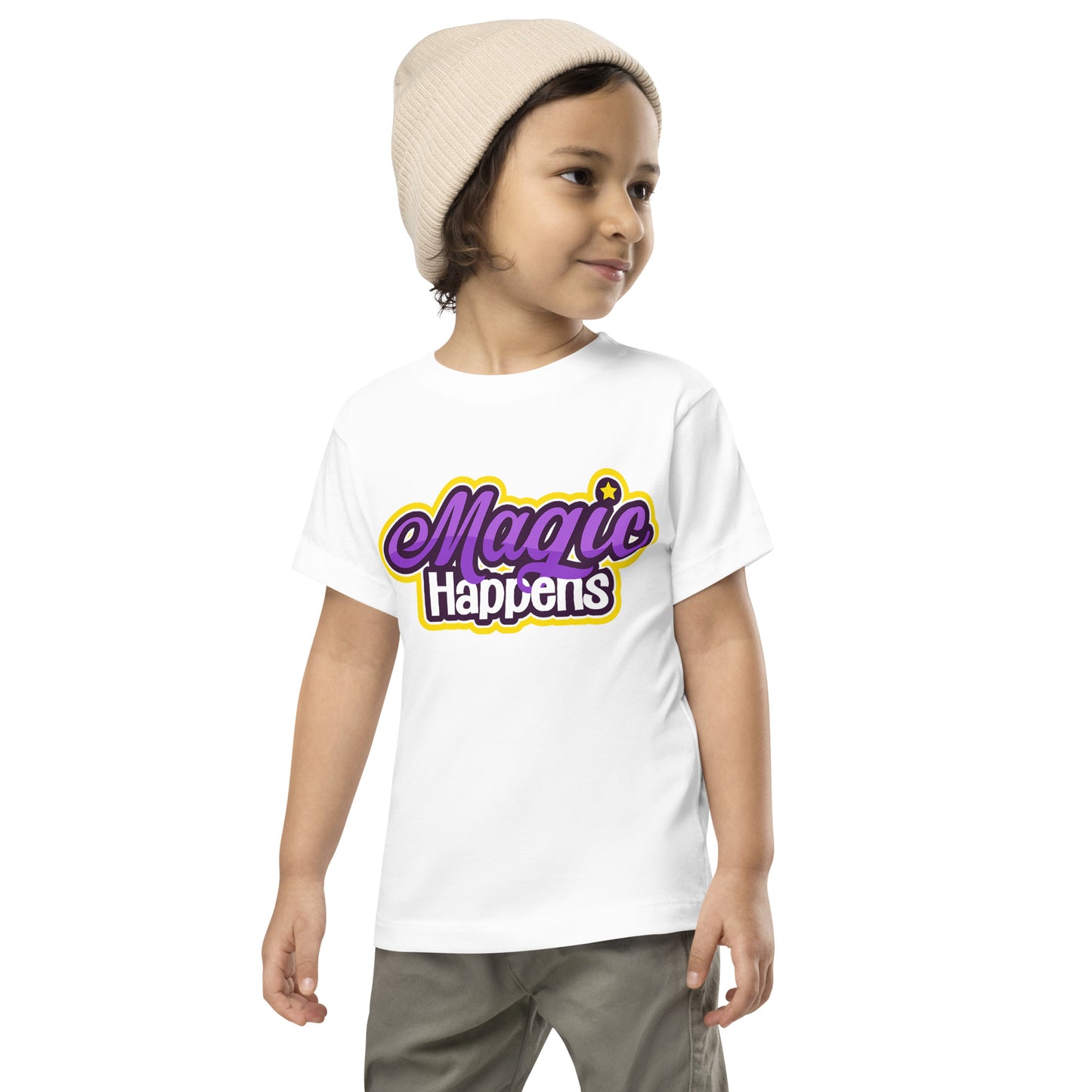 Magic Happens Toddler Short Sleeve Tee