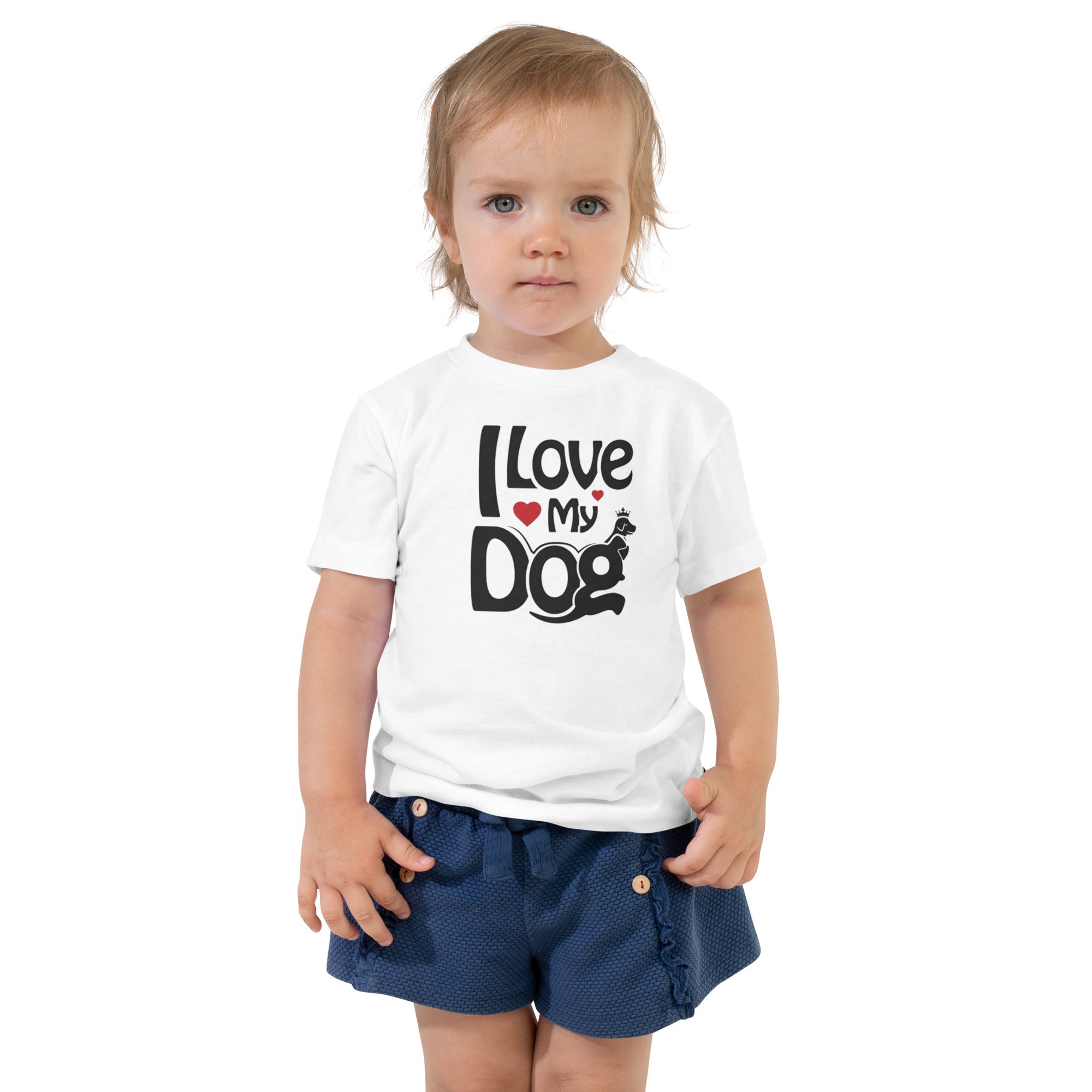 Puppy dog Toddler Short Sleeve Tee