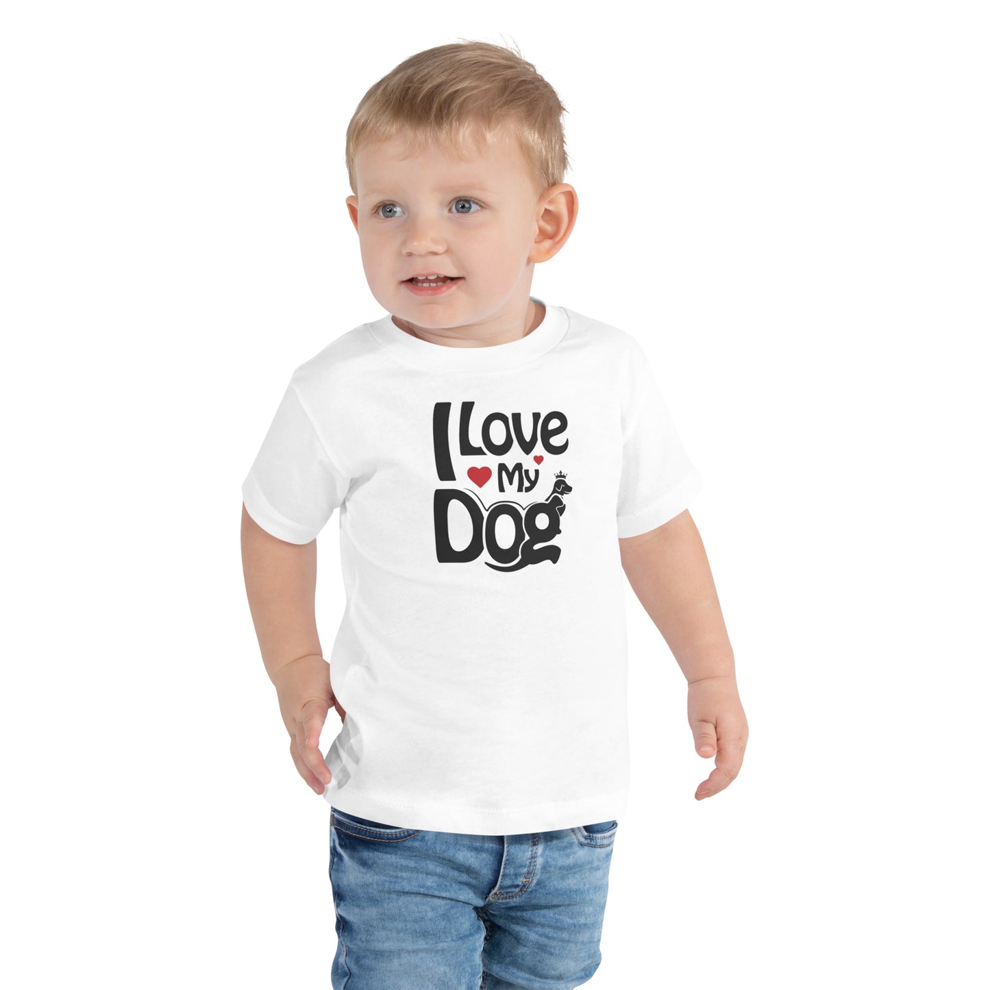 Puppy dog Toddler Short Sleeve Tee