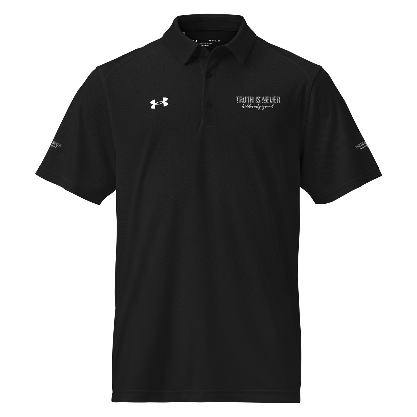 Truth is Never Hidden Under Armour® men's polo