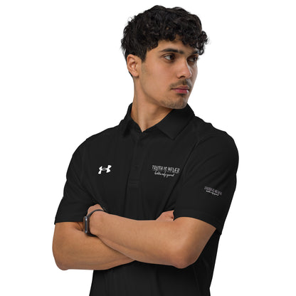 Truth is Never Hidden Under Armour® men's polo