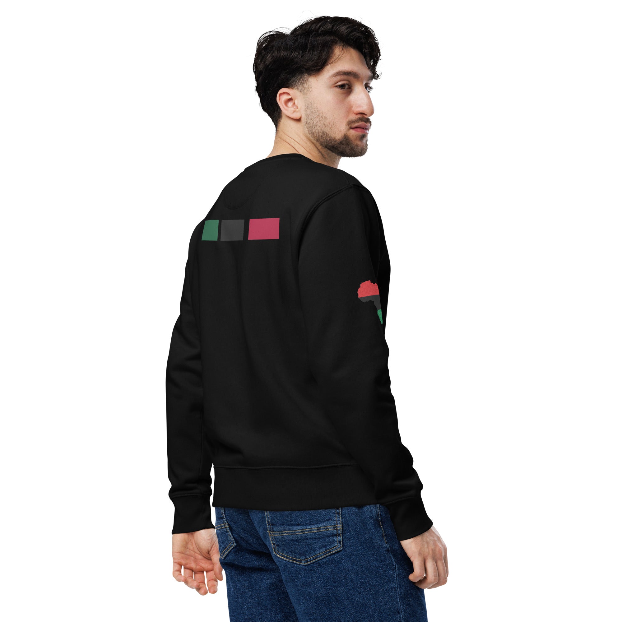 African Print Unisex eco sweatshirt