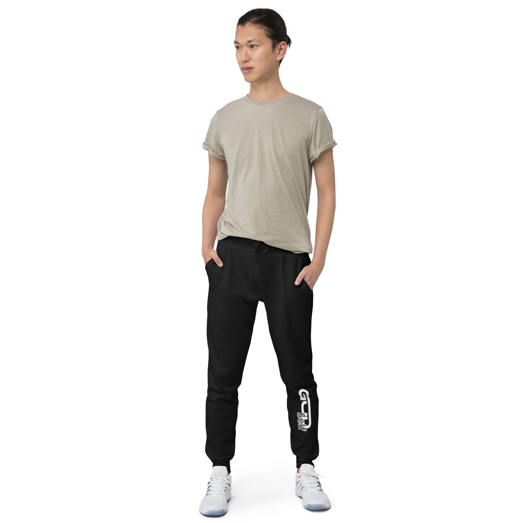 God Self fleece sweatpants