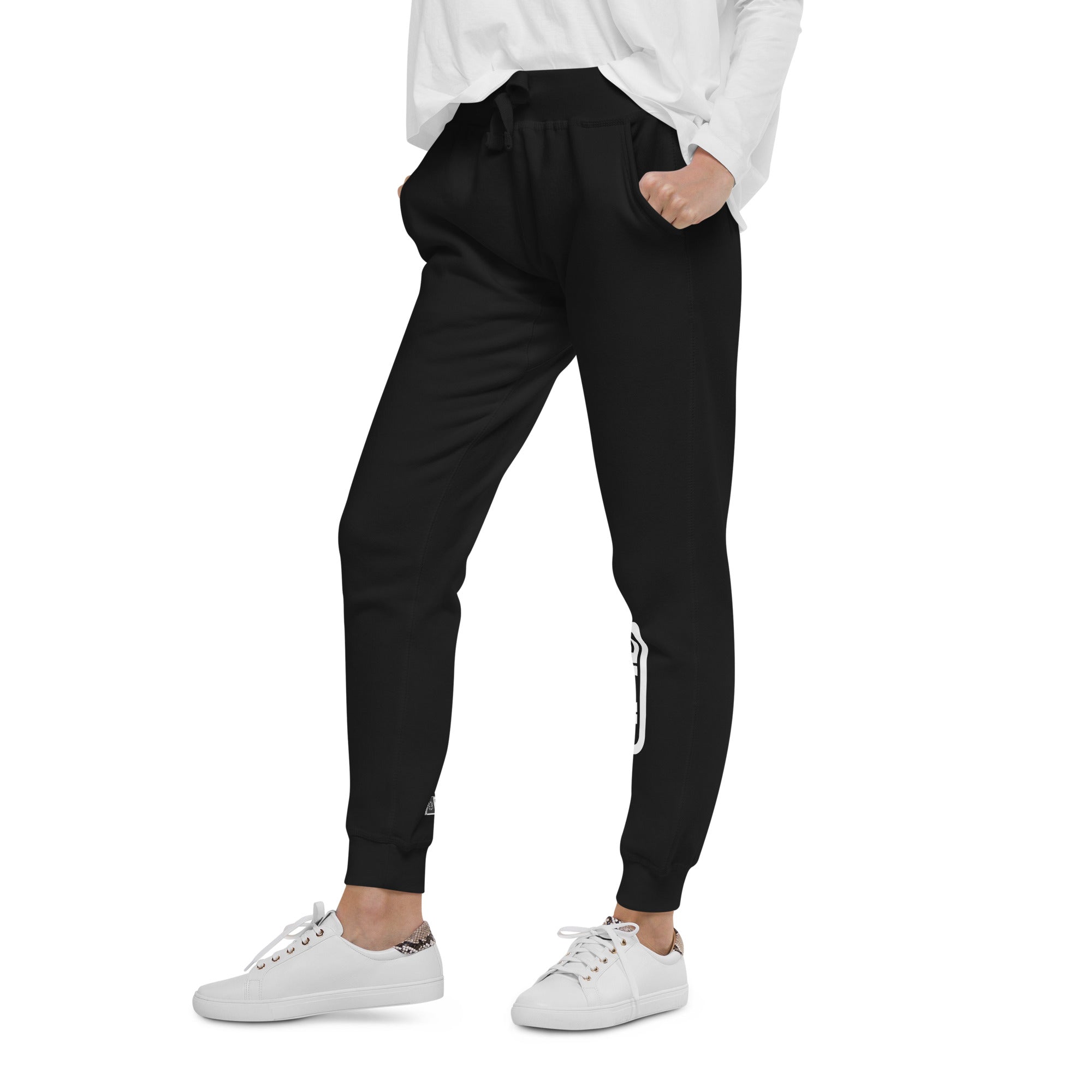 God Self fleece sweatpants