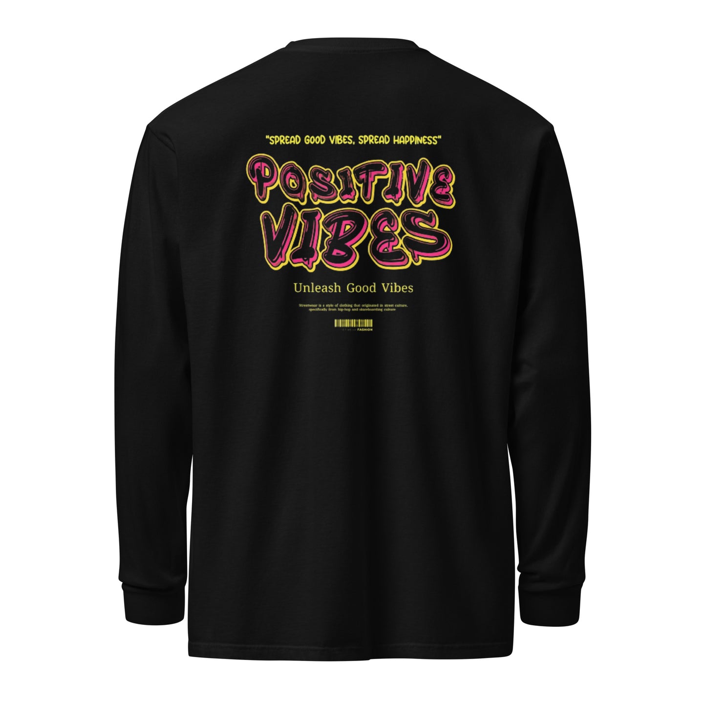 Positive Vibes Garment-dyed heavyweight long-sleeve shirt