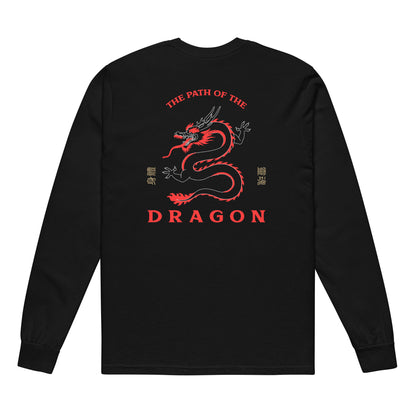 Path of the Dragon Garment-dyed heavyweight long-sleeve shirt