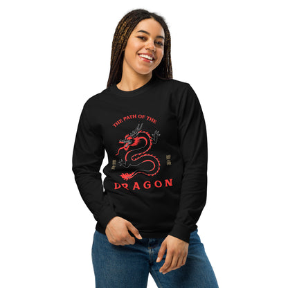 Path of the Dragon Garment-dyed heavyweight long-sleeve shirt