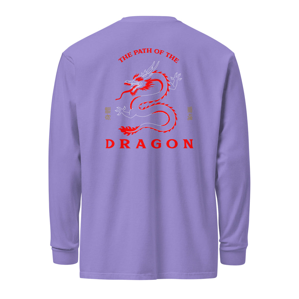 Path of the Dragon Garment-dyed heavyweight long-sleeve shirt
