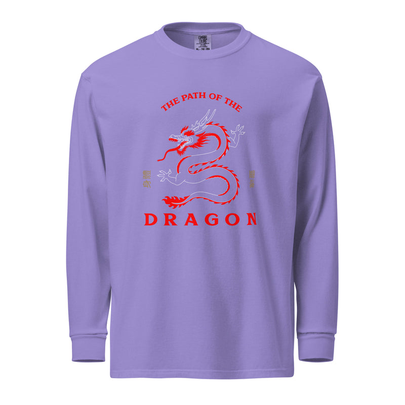 Path of the Dragon Garment-dyed heavyweight long-sleeve shirt