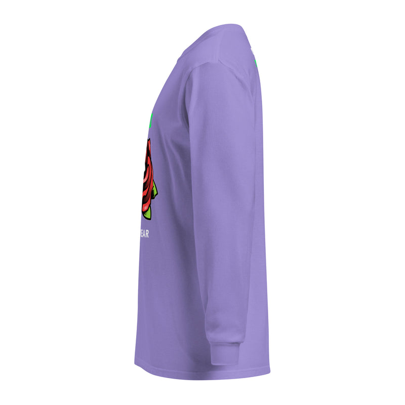 Trippy Style Garment-dyed heavyweight long-sleeve shirt