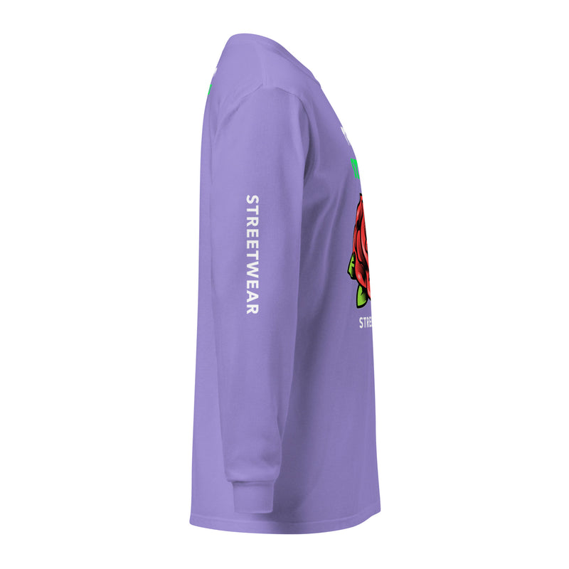 Trippy Style Garment-dyed heavyweight long-sleeve shirt