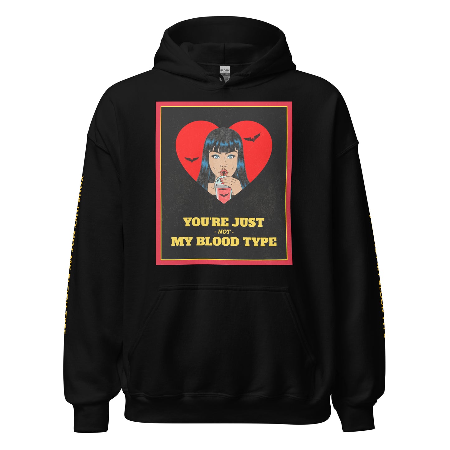 Not My Blood Type Unisex Hoodie