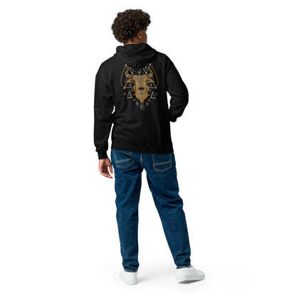 Taurus Heavy Blend Zip Unisex Hoodie