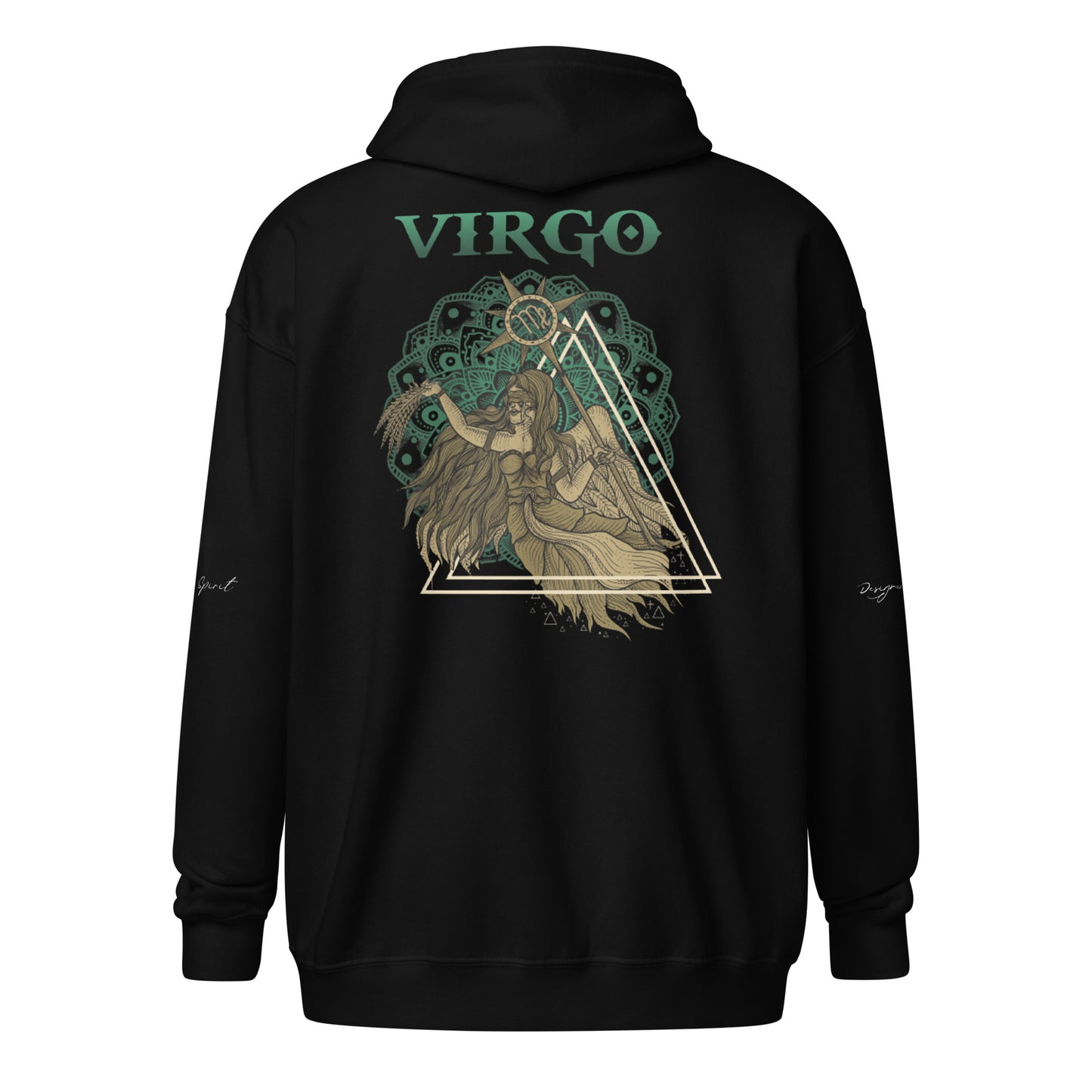 Virgo Heavy Blend Zip Unisex Hoodie