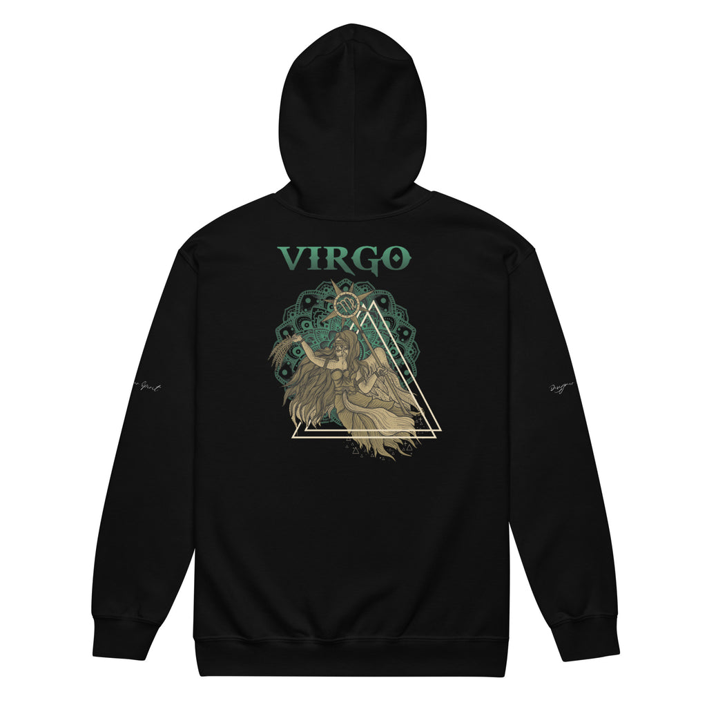 Virgo Heavy Blend Zip Unisex Hoodie