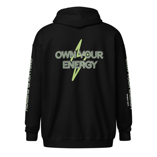 Own your Energy Unisex heavy blend zip hoodie