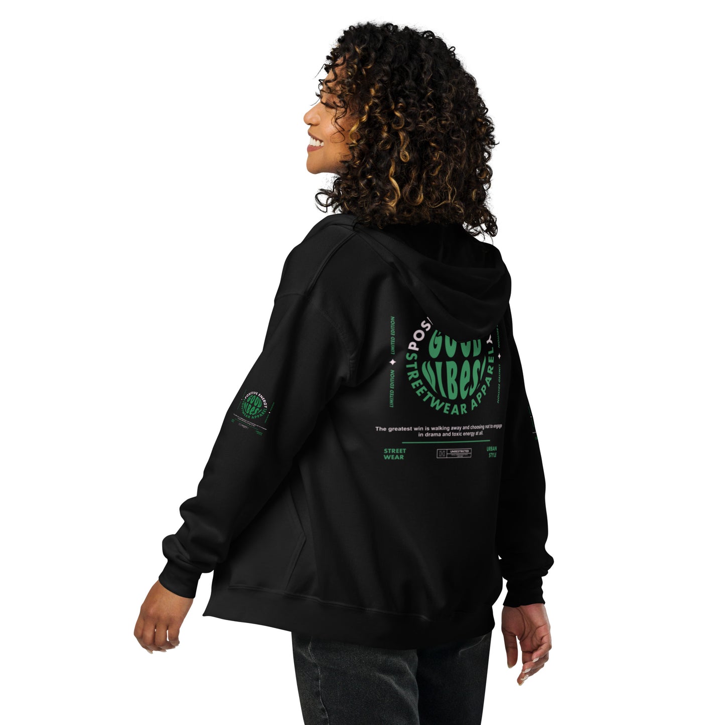 Positive Energy Unisex heavy blend zip hoodie