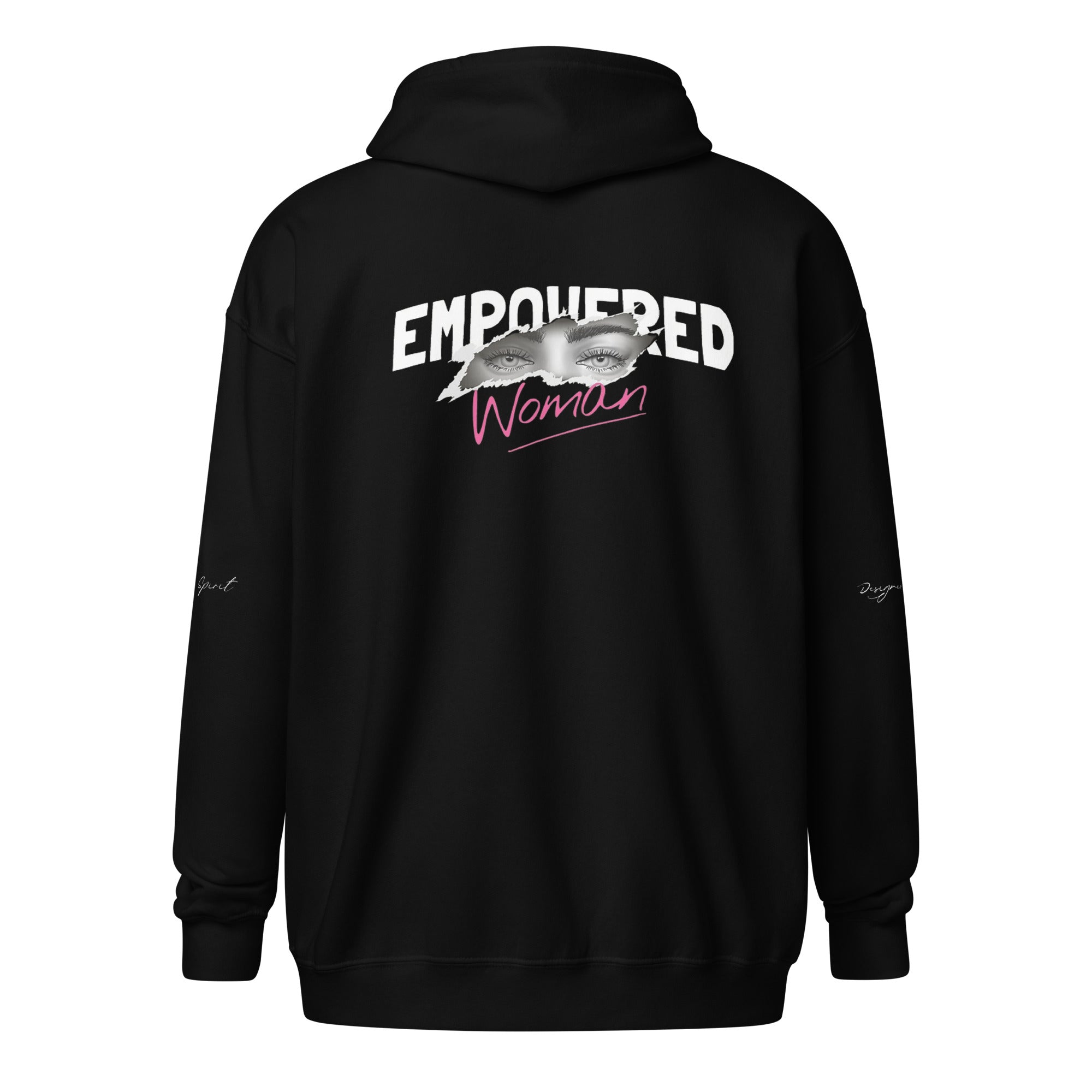 Empowered Woman heavy blend zip hoodie