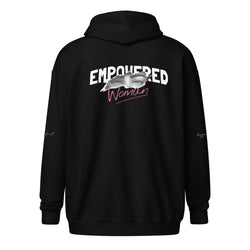 Empowered Woman heavy blend zip hoodie