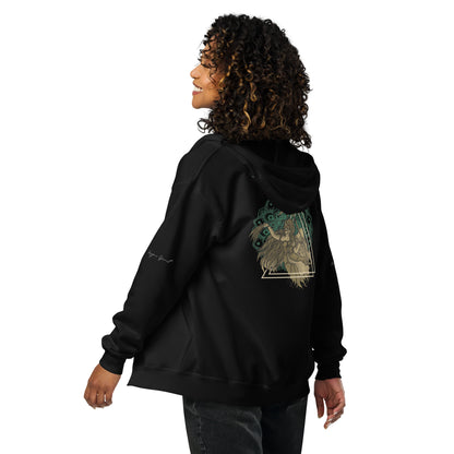 Virgo Heavy Blend Zip Unisex Hoodie