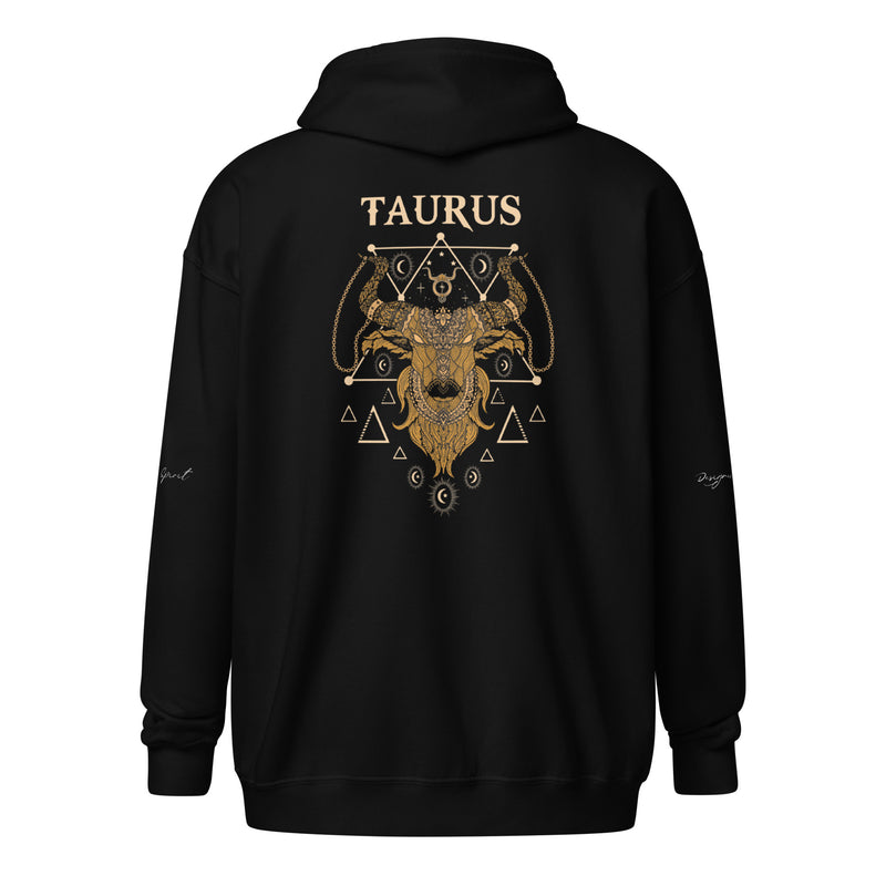 Taurus Heavy Blend Zip Unisex Hoodie