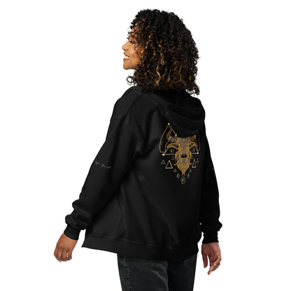 Taurus Heavy Blend Zip Unisex Hoodie