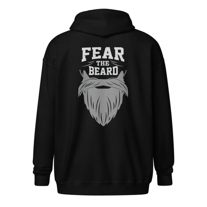 Fear the Beard heavy blend zip hoodie